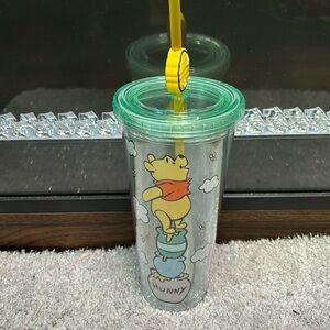 Winnie-the-Pooh, 24oz, travel tumbler with straw!